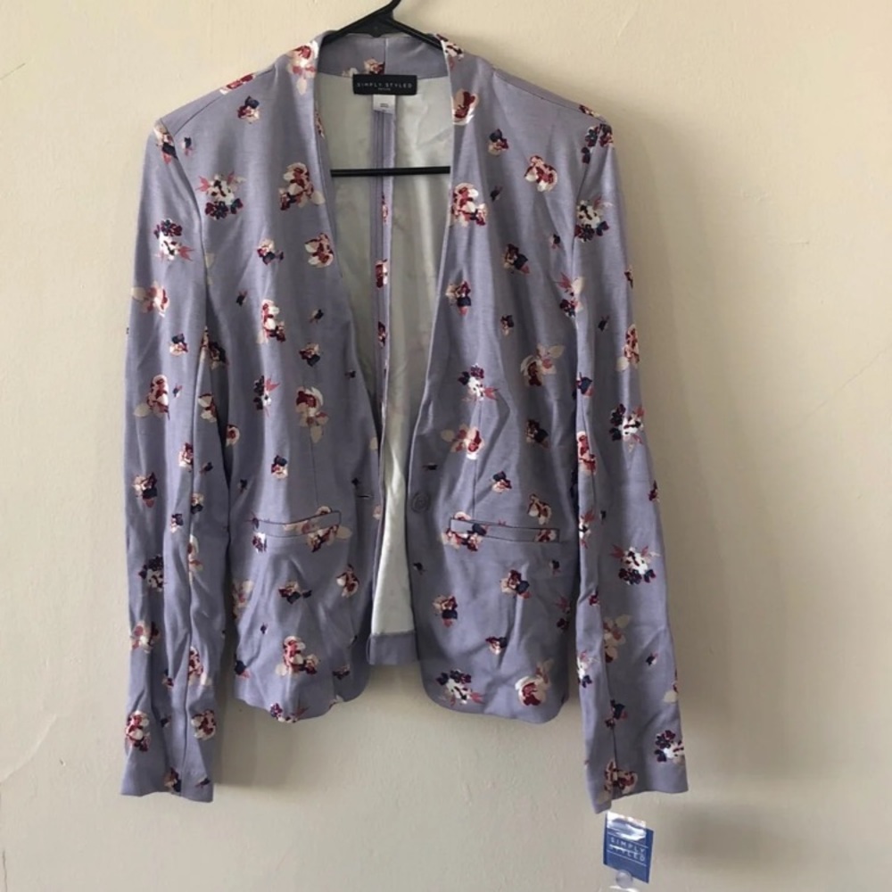 Floral blazer